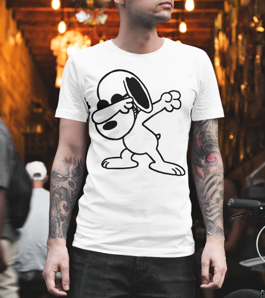 Snoopy Dabbing Dance From The Peanuts Movie T-Shirt