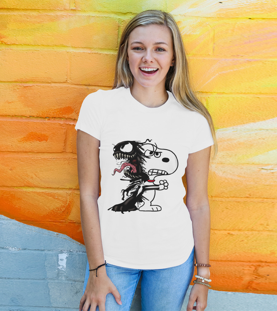 Venom Snoopy Mashup The Peanuts Movie T-Shirt