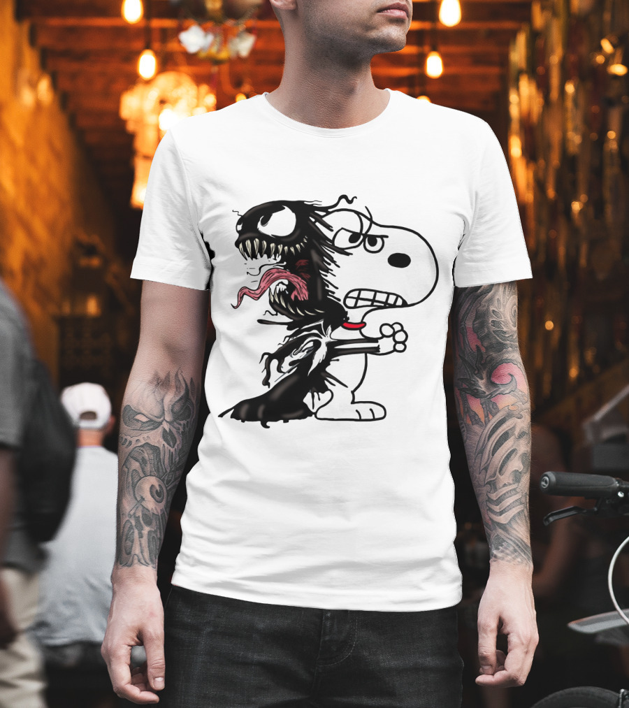 Venom Snoopy Mashup The Peanuts Movie T-Shirt