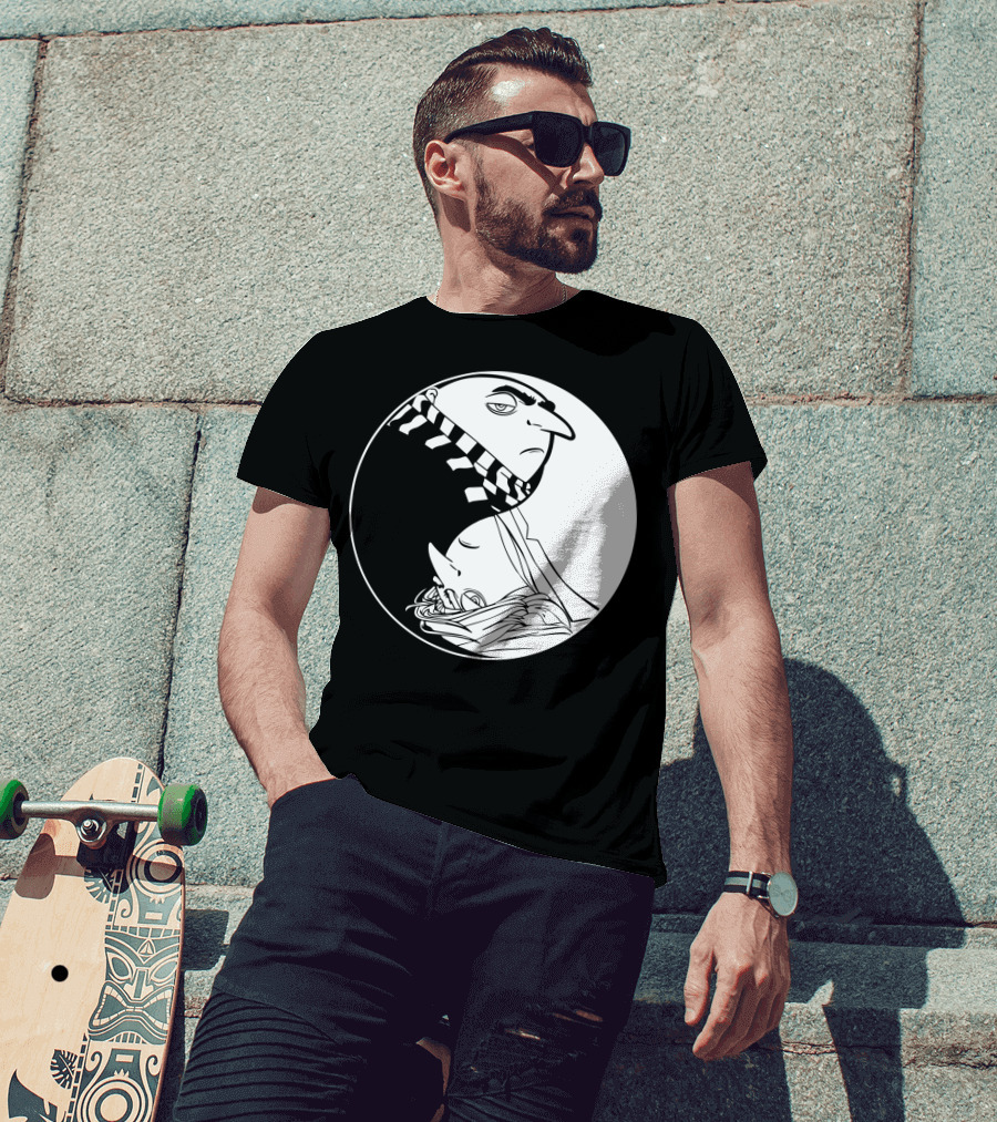 Gru And Dru Yin Yang Minions Despicable Me Sibling Symbol Harmony T-Shirt