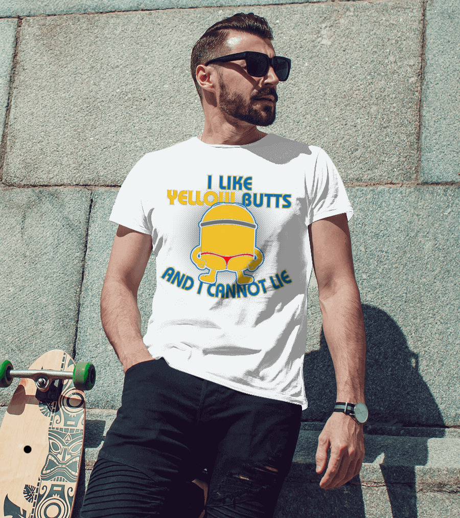 I Like Yellow Butts And I Cannot Lie Minions Despicable Me Iconic Phrase T-Shirt