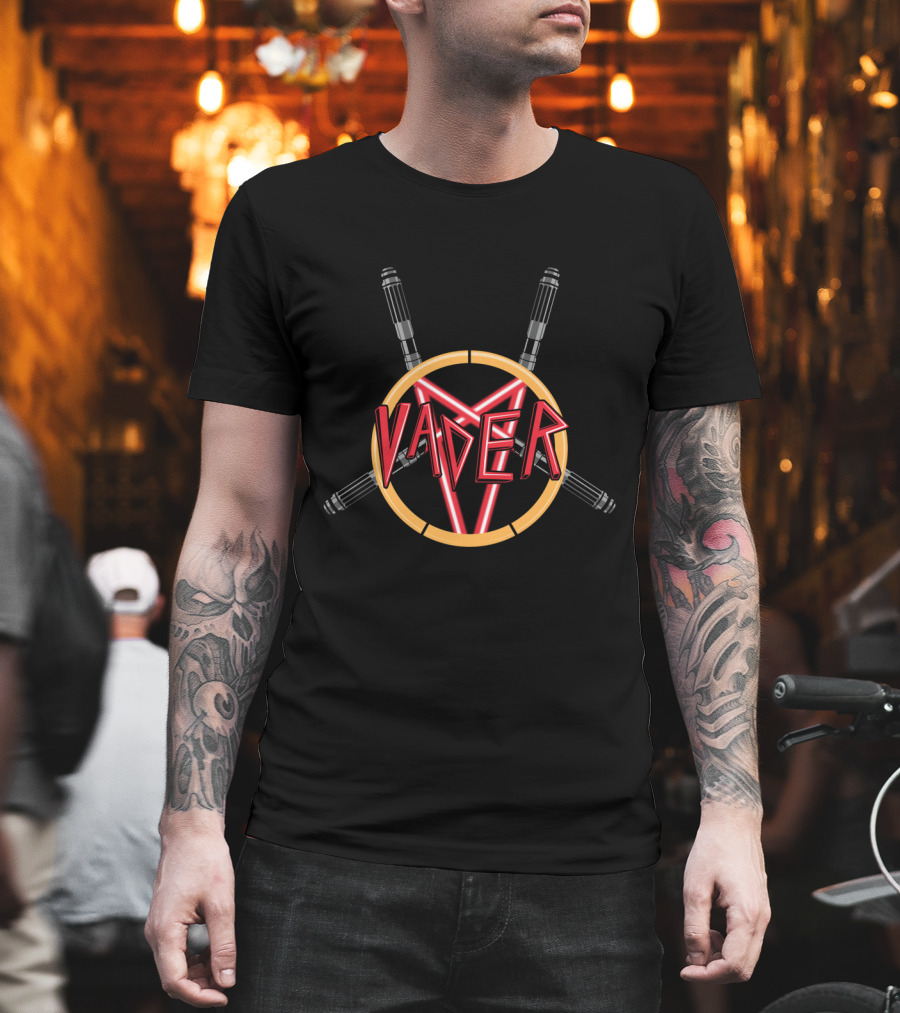 Vader Light Saber Star Wars Slayer T-Shirt