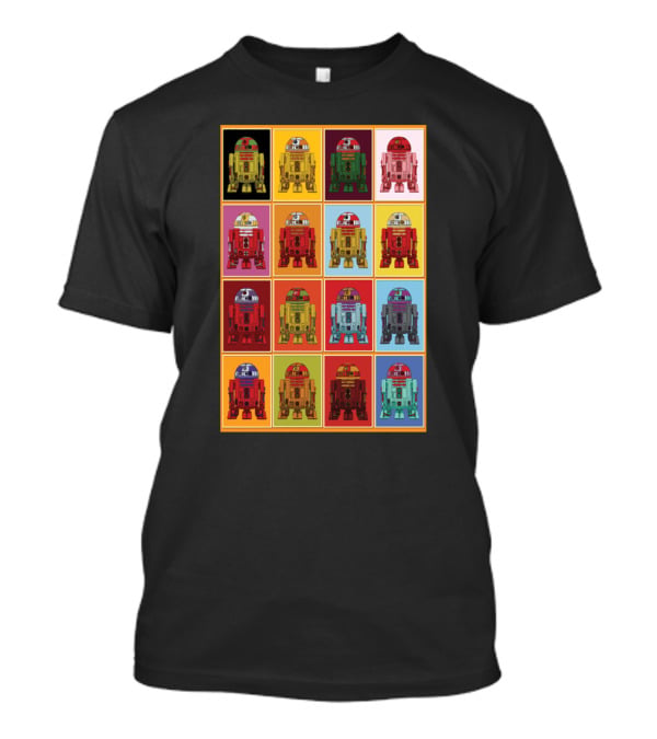 Retro Classic R2 D2 Droids Star Wars Pop T-Shirt