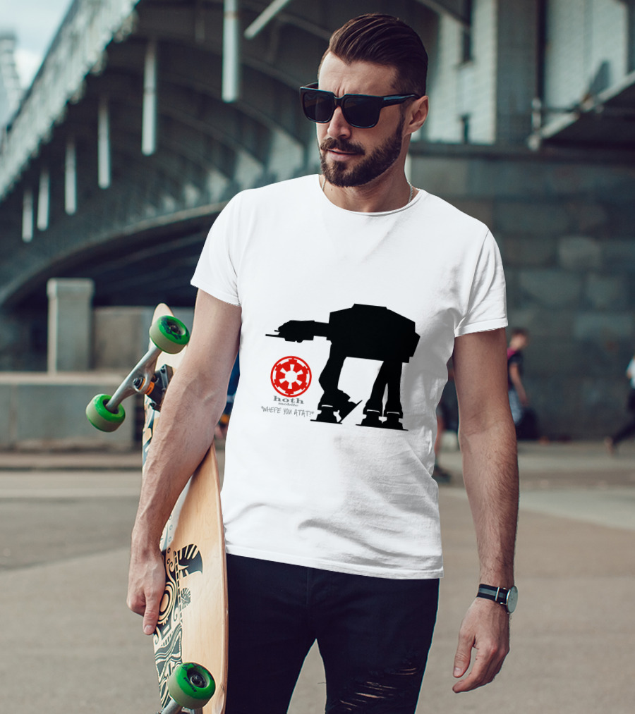 Hoth Mobile Whepe You AT-AT? Star Wars Droids T-Shirt