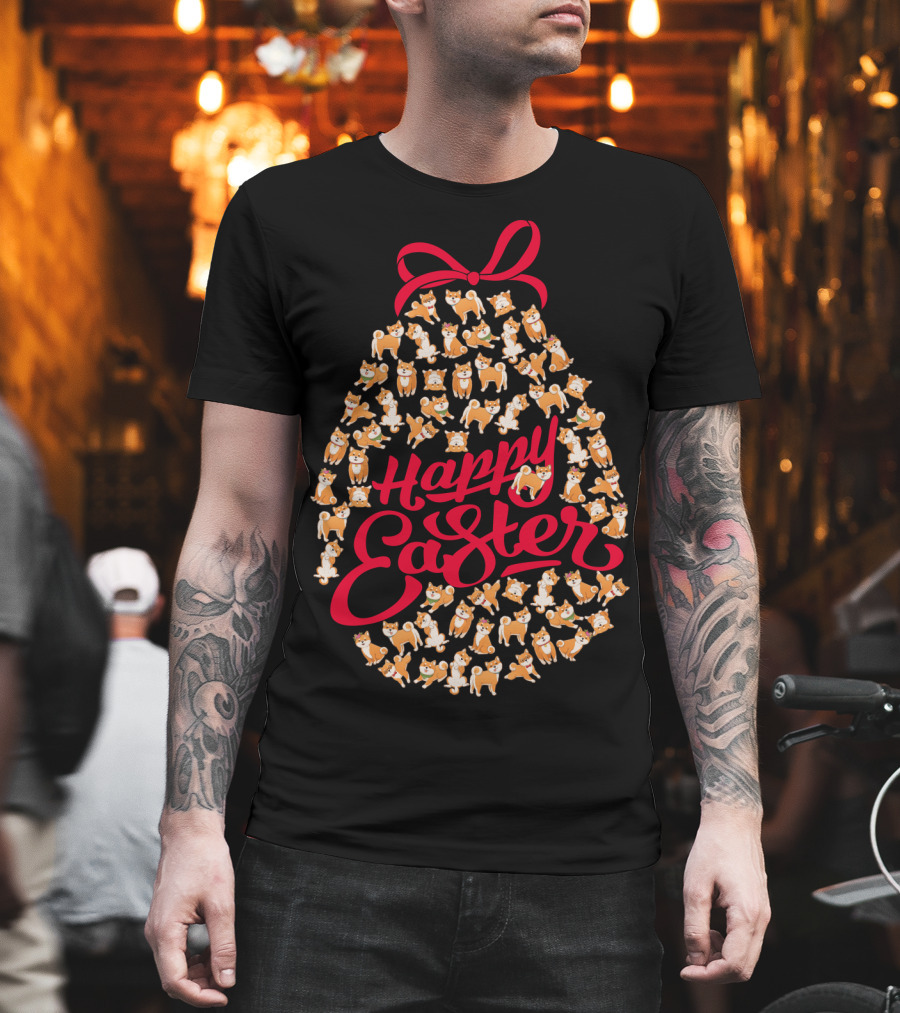 Happy Easter Corgi Egg T-Shirt