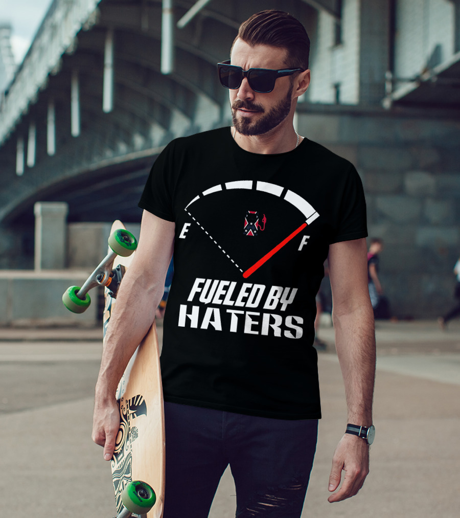 Southern United States Fueled By Haters E F Meter Flag T-Shirt