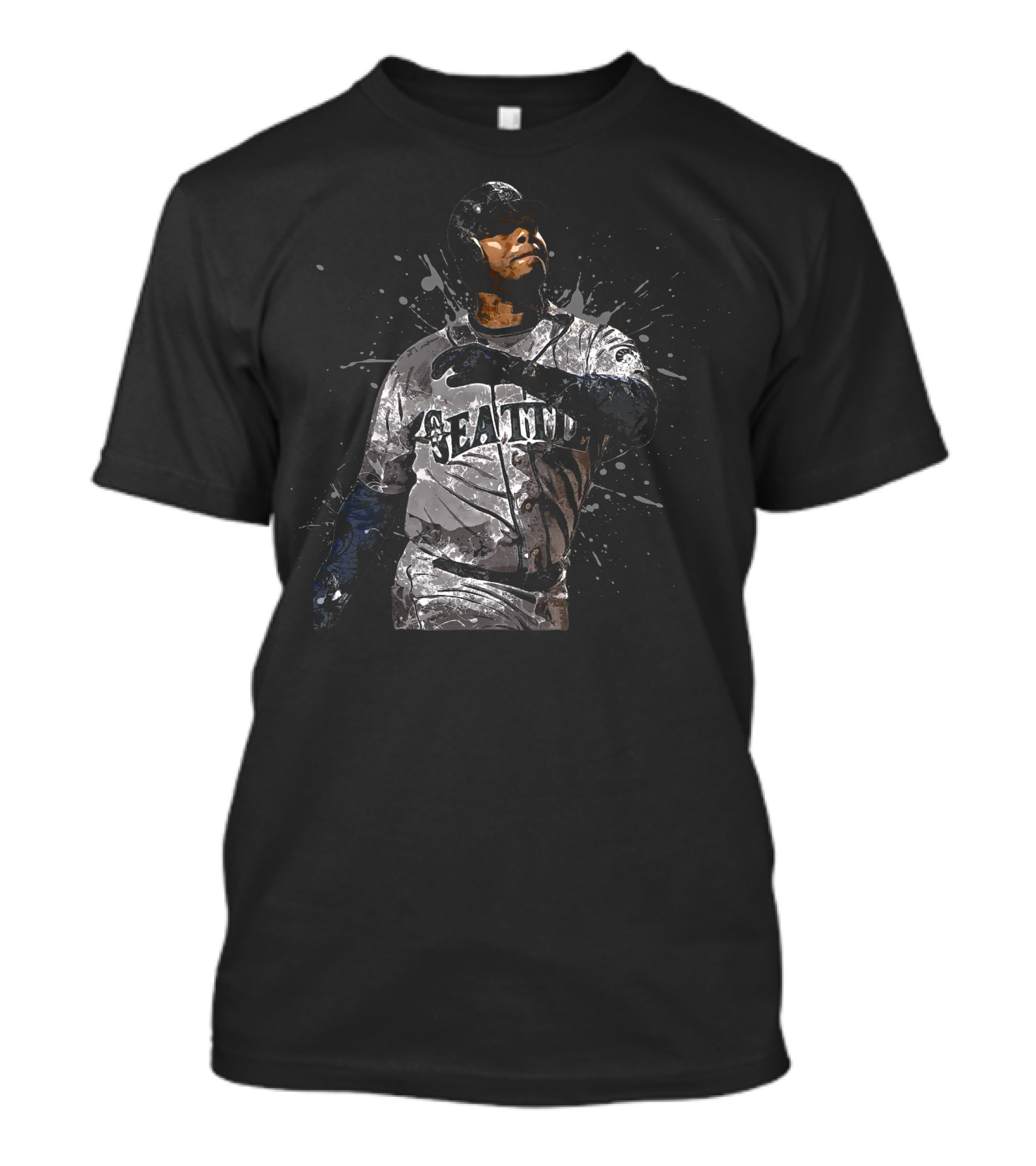Ken Griffey Jr. Seattle Mariners Splatter T-Shirt