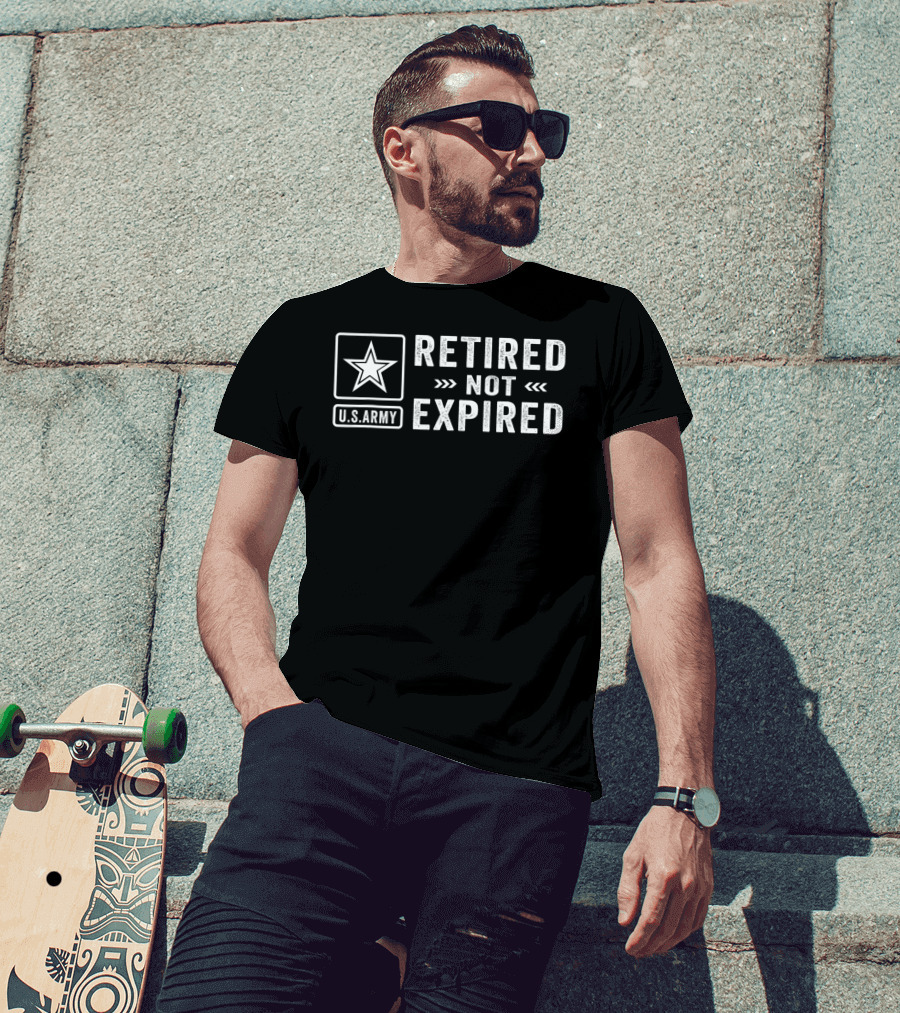 Retired Not Expired U.S. Army Star T-Shirt