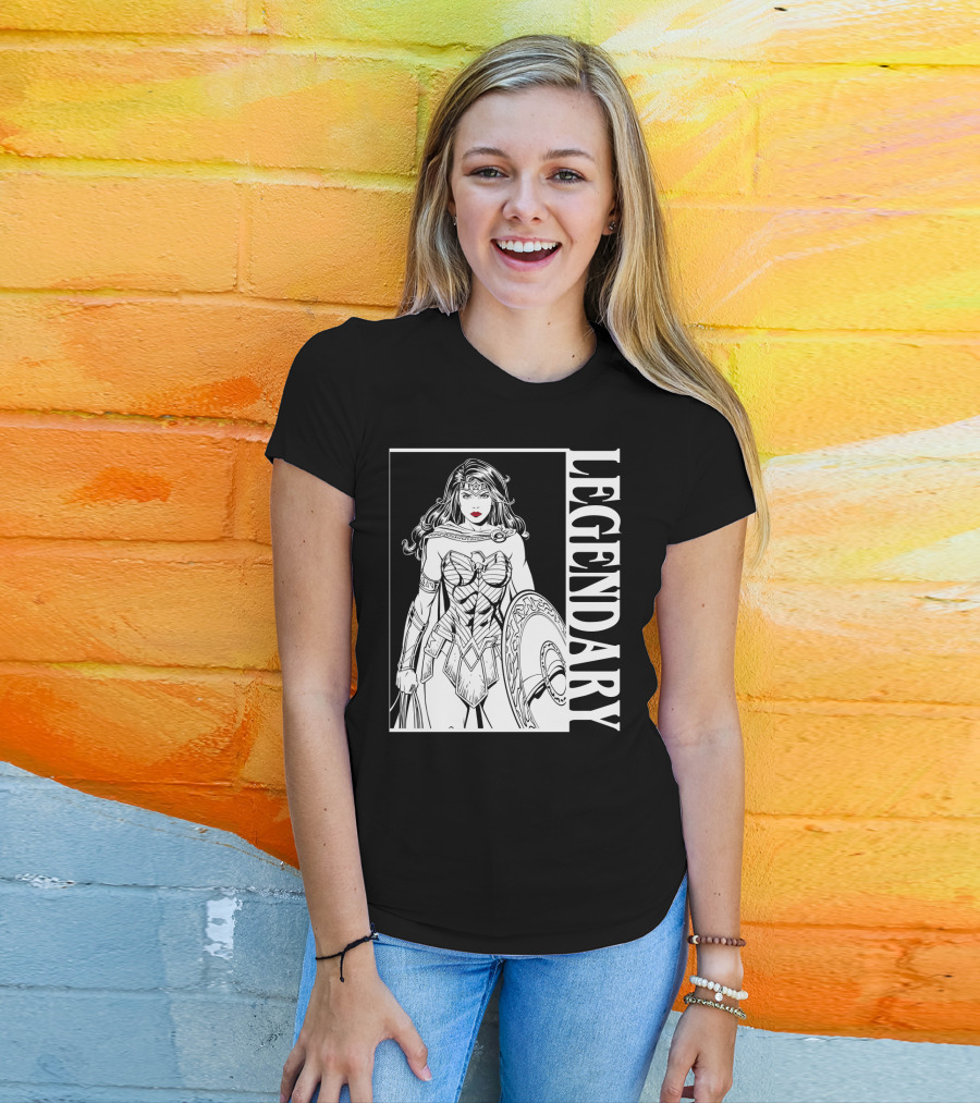 Wonder Woman Legendary Heroic Warrior T-Shirt