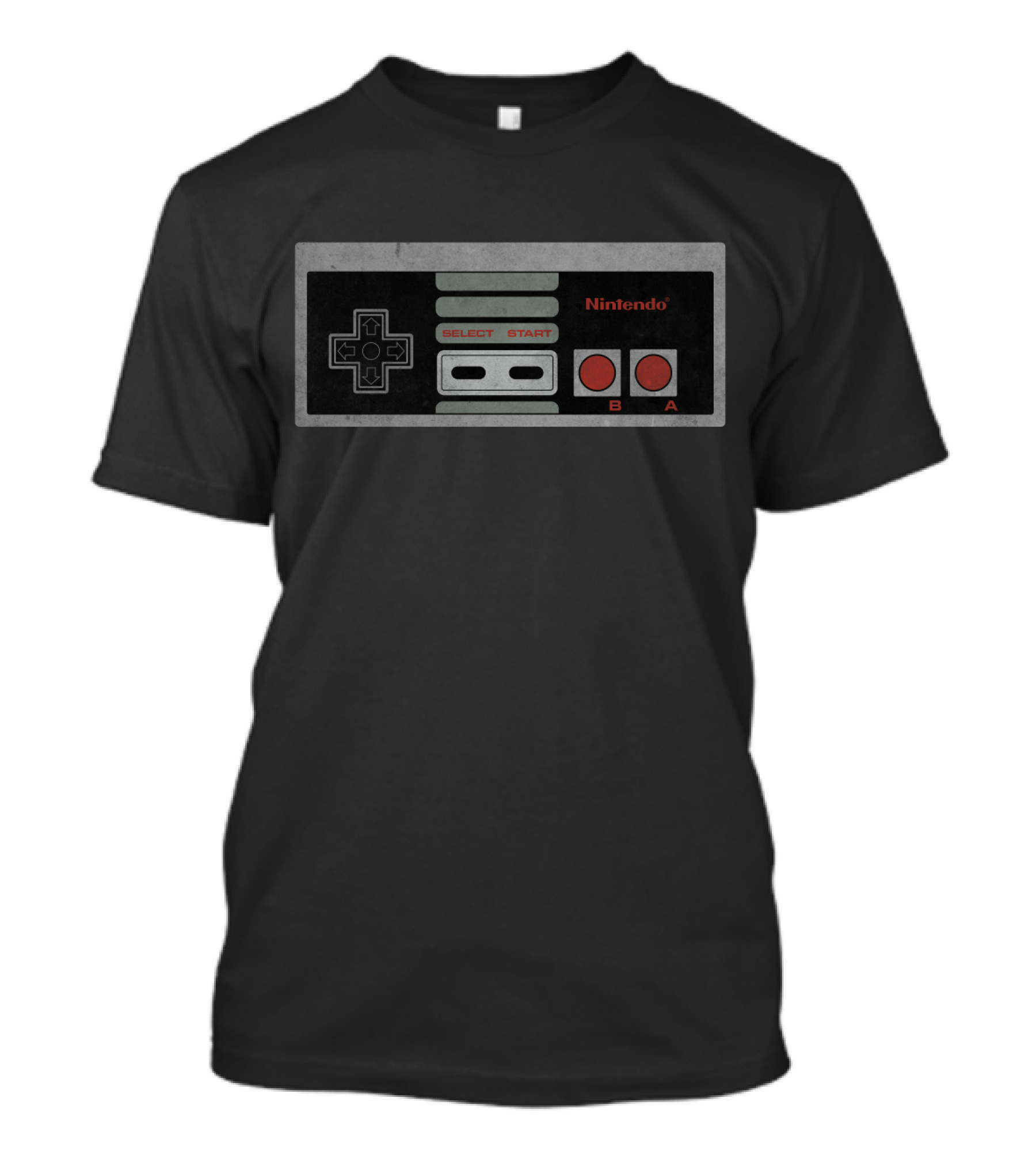 Nintendo NES Controller Select Start Retro Gaming T-Shirt