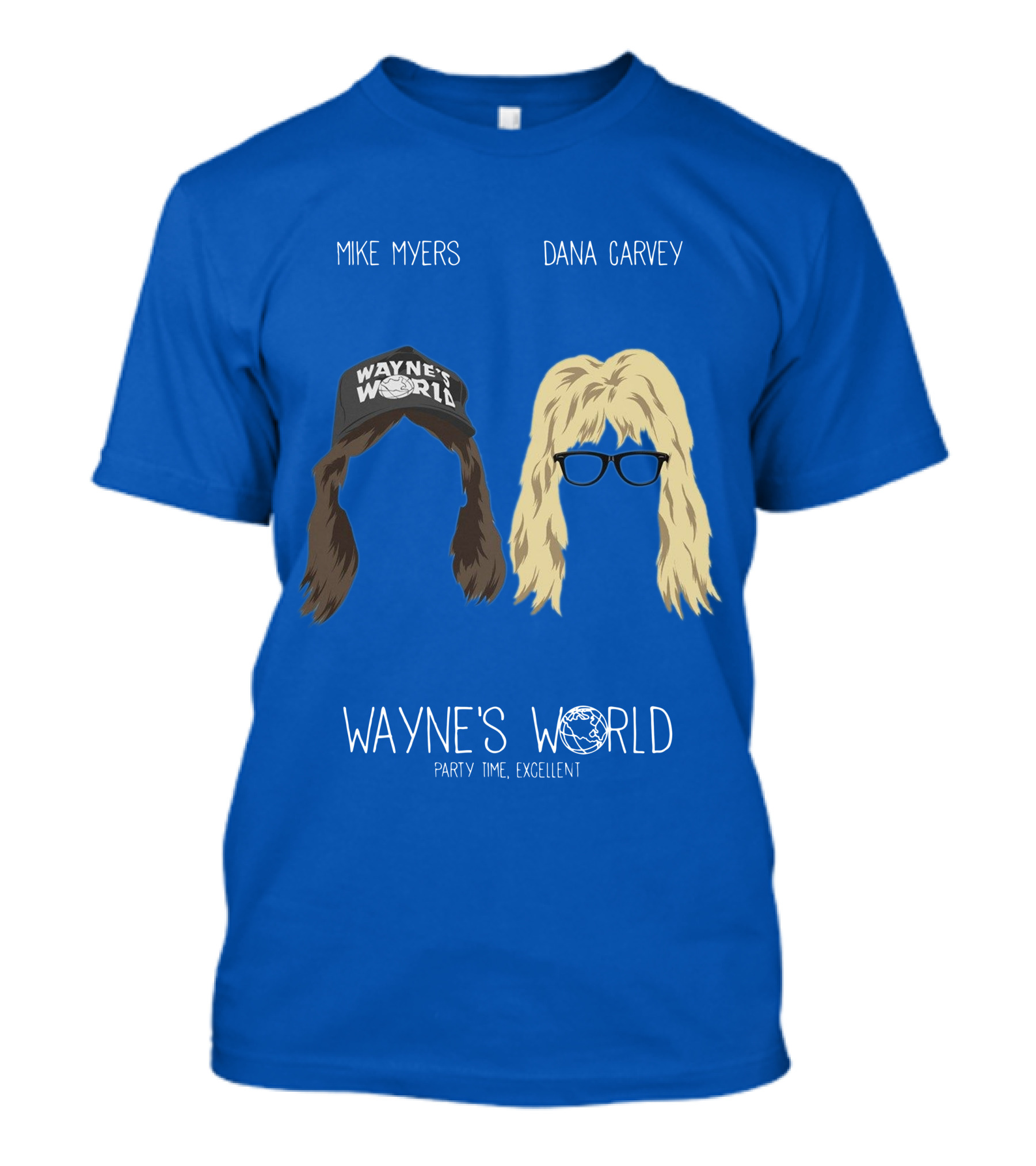 Wayne's World Mike Myers Dana Carvey Party Time Excellent T-Shirt