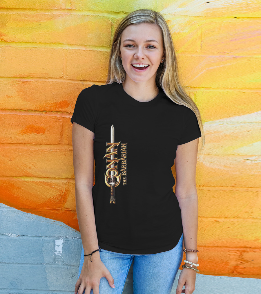 Conan The Barbarian Sword Logo CB 036 T-Shirt