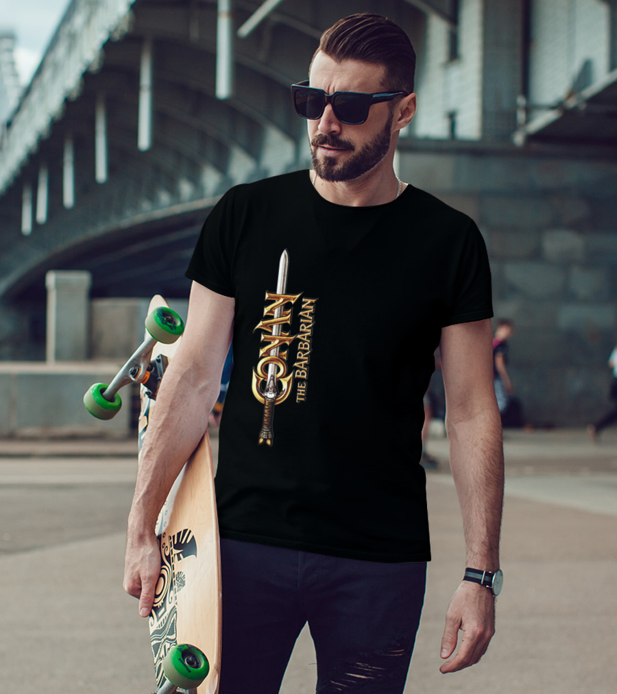 Conan The Barbarian Sword Logo CB 036 T-Shirt