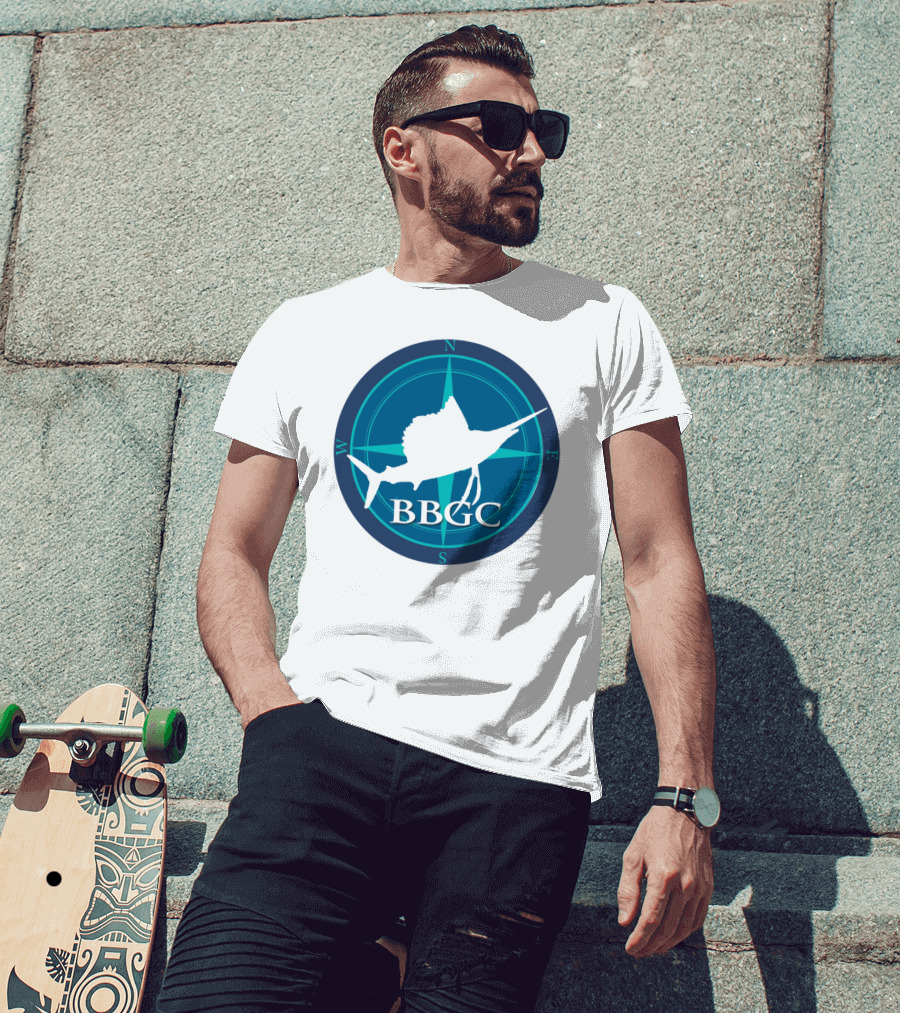 Bimini Big Game Club BBGC Sailfish Compass T-Shirt