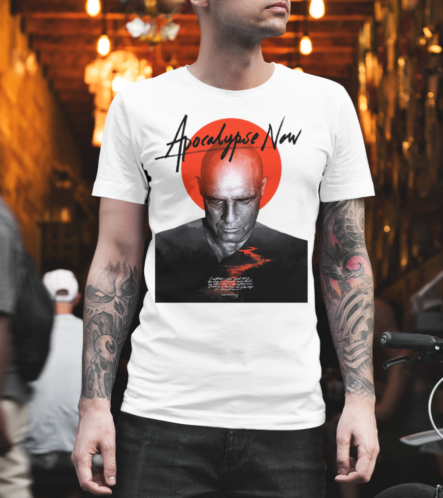 Apocalypse Now Bald Head Red Sun Reflection 08 T-Shirt