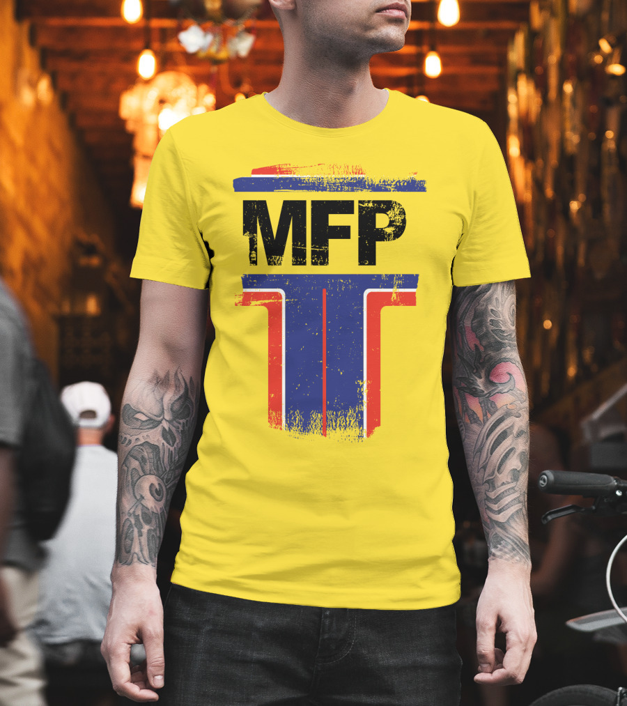 Mad Max MFP Main Force Patrol Vintage Logo Ao Vang T-Shirt