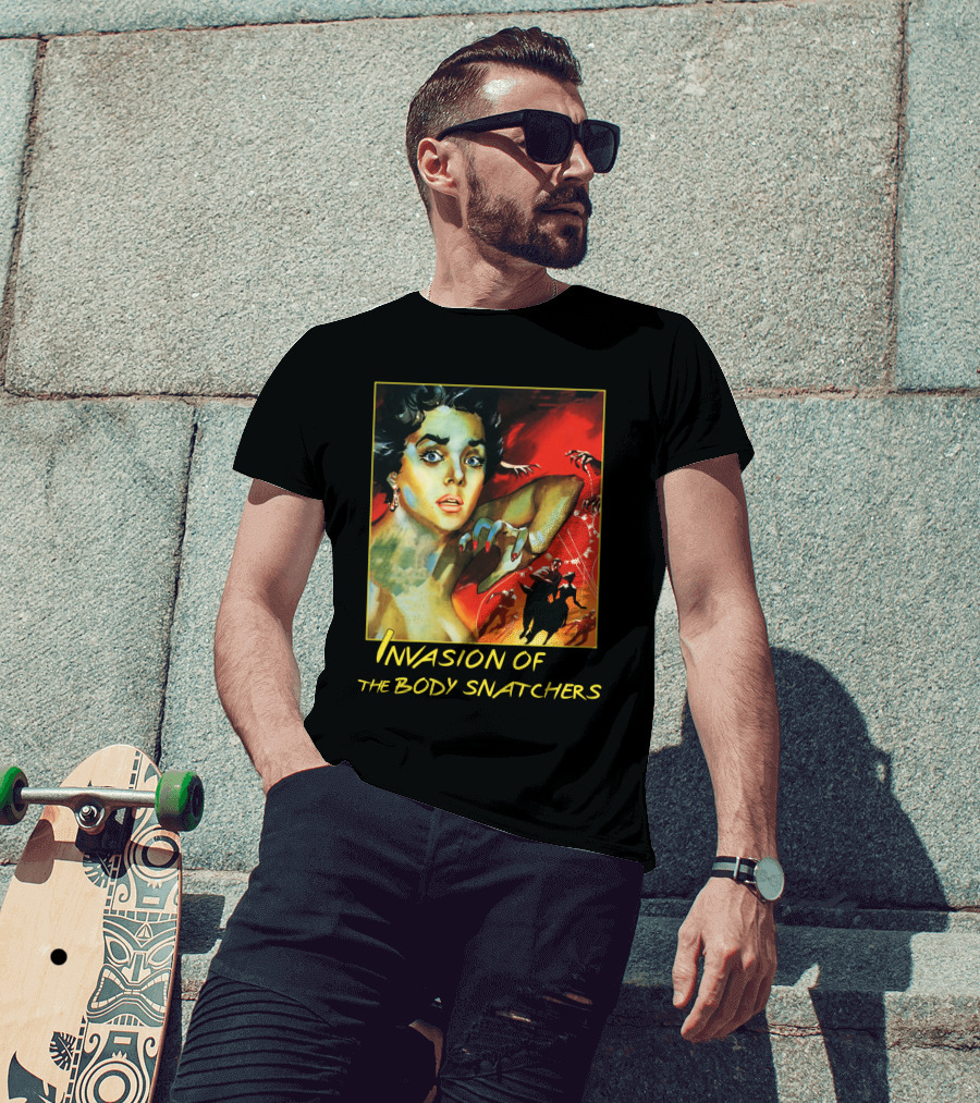 Invasion Of The Body Snatchers 1978 Classic Horror Movie Cover T-Shirt