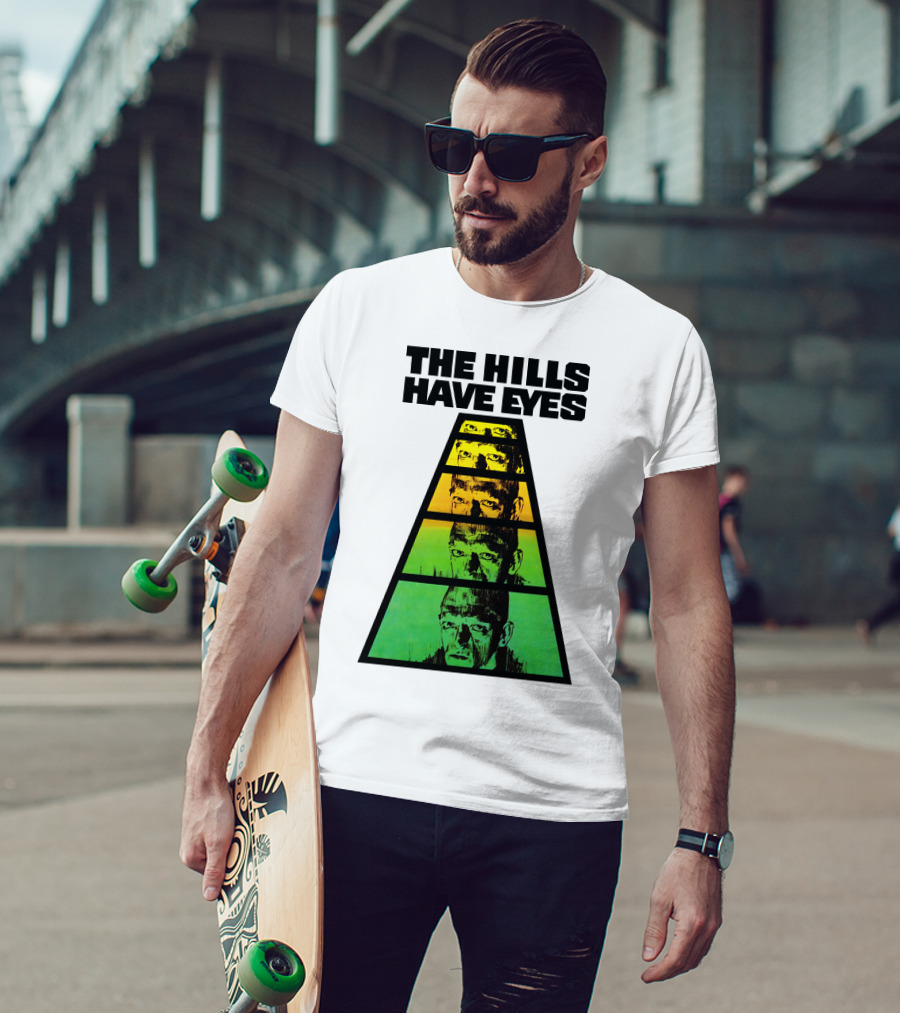 The Hills Have Eyes Retro 1977 Pyramid Faces T-Shirt