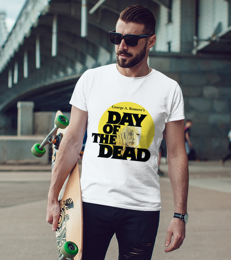 George A. Romero's Day Of The Dead Zombie Horror Movie T-Shirt