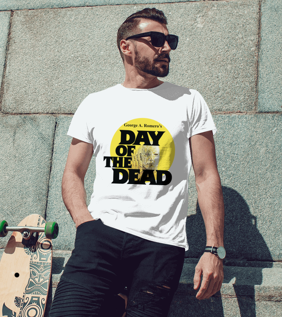 George A. Romero's Day Of The Dead Zombie Horror Movie T-Shirt
