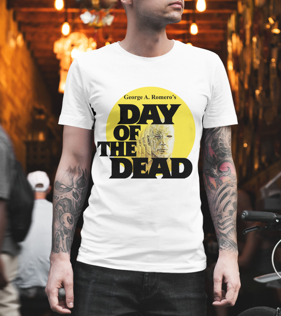 George A. Romero's Day of the Dead Zombie Horror Movie T-Shirt