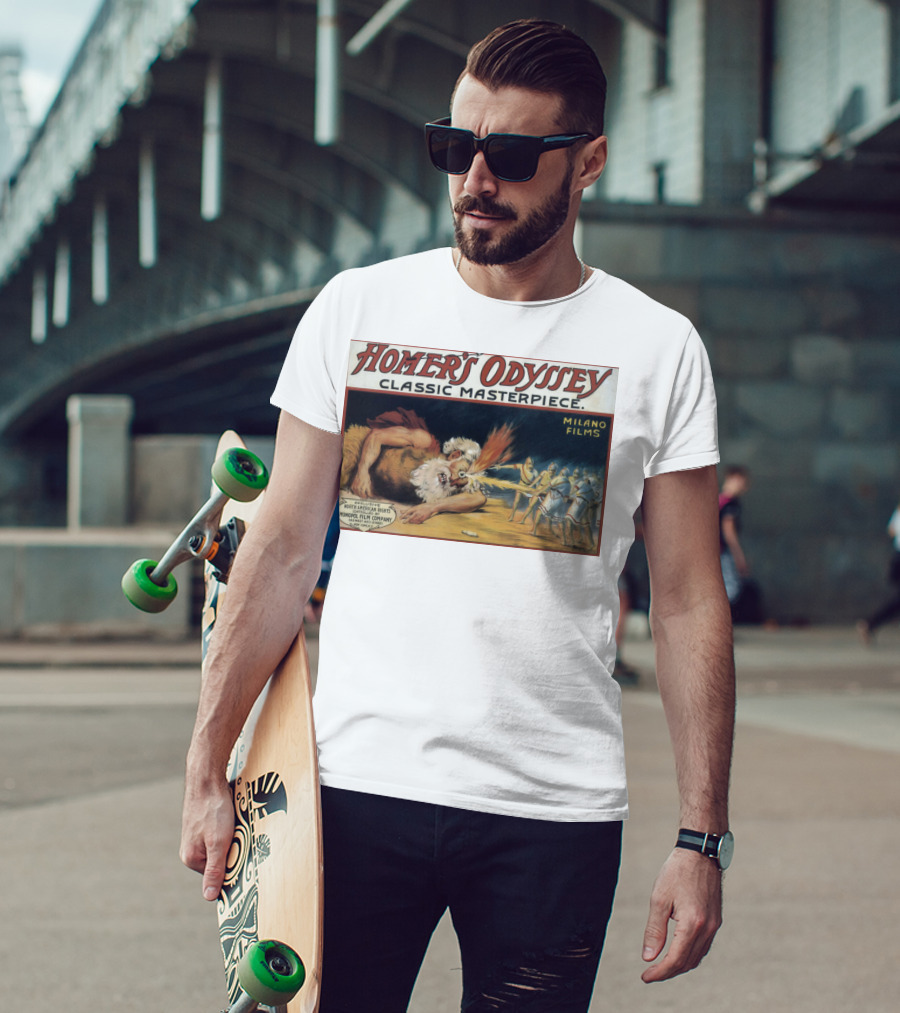 Homer's Odyssey Classic Masterpiece Milano Films Exclusive North American Rights Monopol Film Company T-Shirt