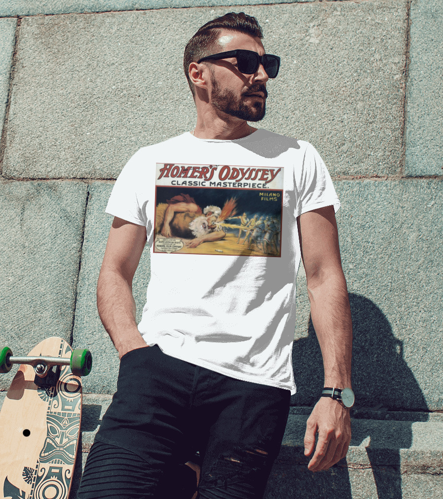Homer's Odyssey Classic Masterpiece Milano Films Exclusive North American Rights Monopol Film Company T-Shirt