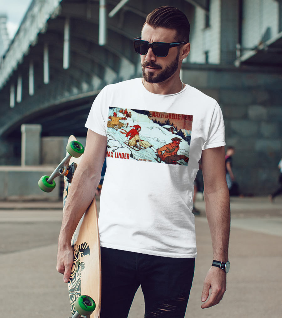 Max Et Sa Belle-Mère Max Linder Pathé Frères 1911 T-Shirt
