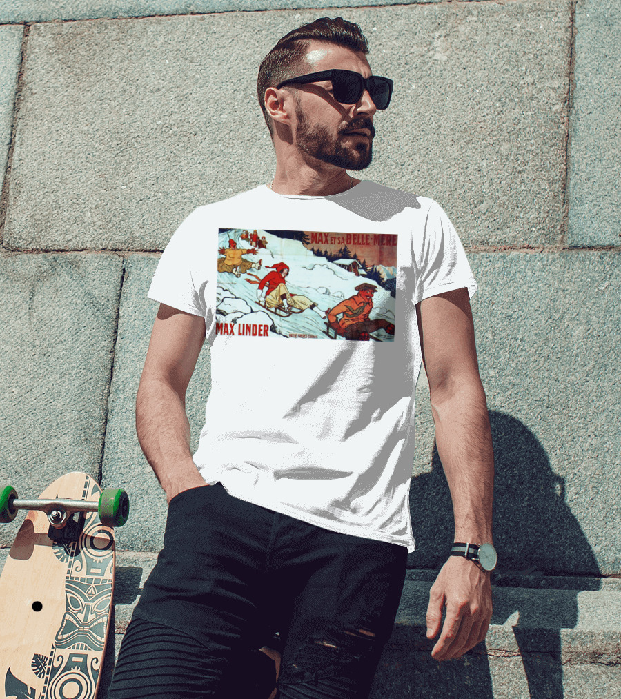 Max Et Sa Belle-Mère Max Linder Pathé Frères 1911 T-Shirt