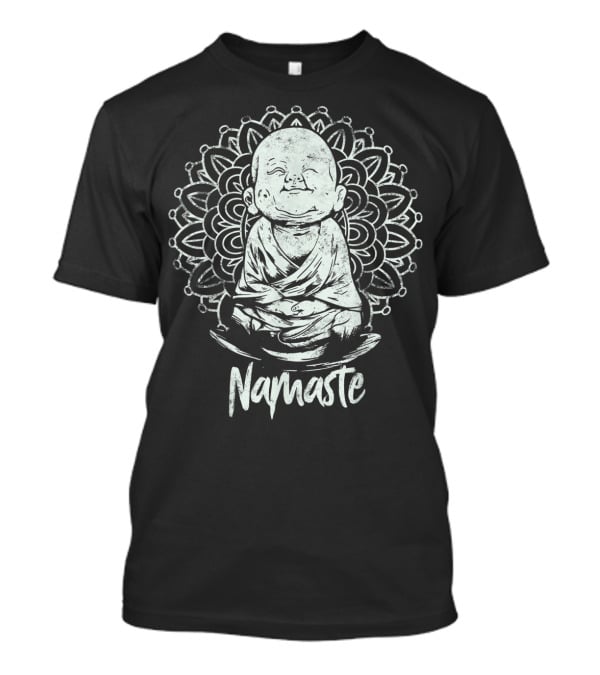 Buddha Meditation Namaste Mandala Yoga T-Shirt