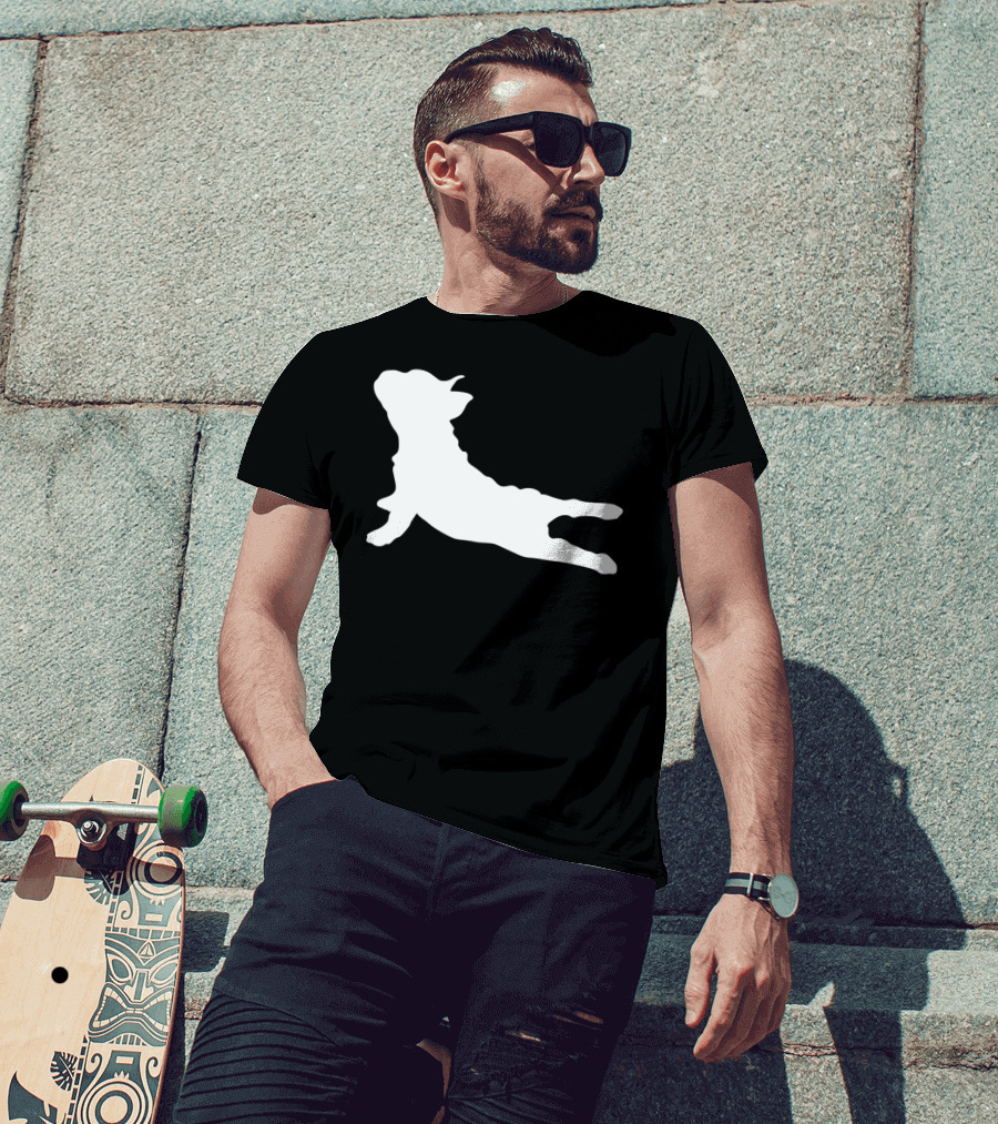 French Bulldog Yoga Pose T-Shirt