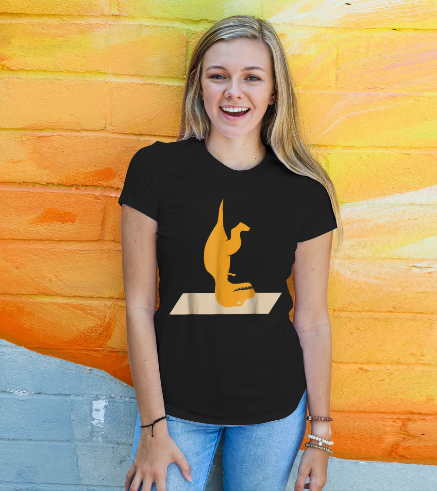 Sirsasana Rex Funny Yoga Dinosaur Lovers T-Shirt