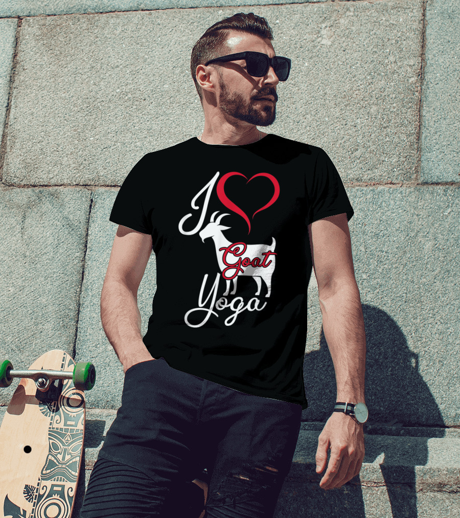 I Love Goat Yoga T-Shirt