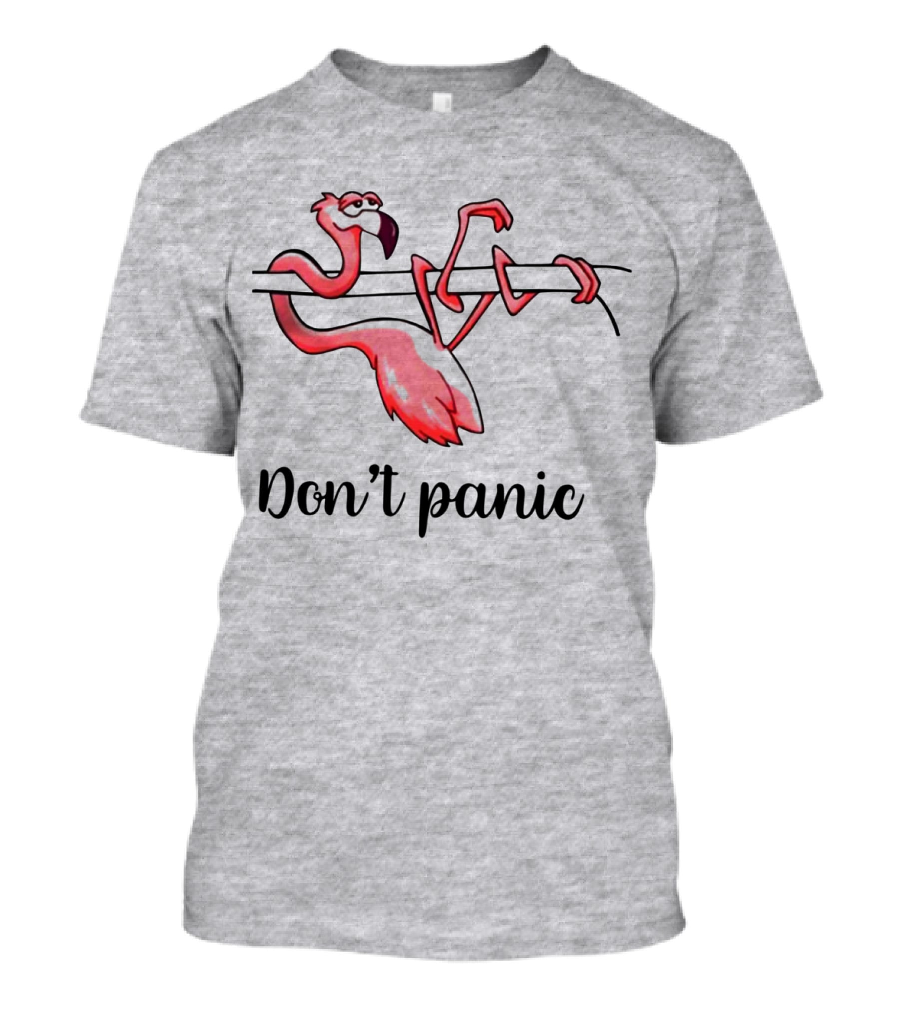 Flamingo Don't Panic T-Shirt