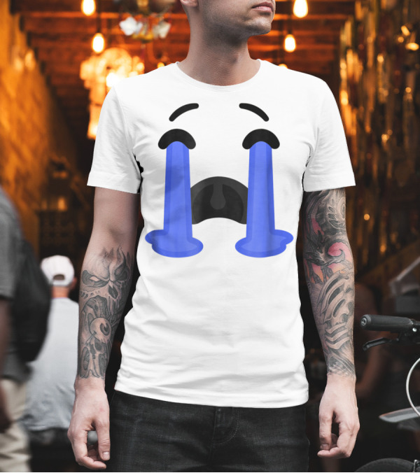 Crying Face Emoji Tears Expression T-Shirt Crying Face Emoji Tears Expression T-Shirt