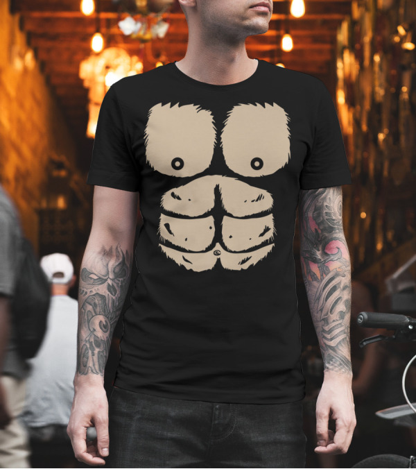 Gorilla Chest Muscles Abs Bodybuilder Physique T-Shirt Gorilla Chest Muscles Abs Bodybuilder Physique T-Shirt