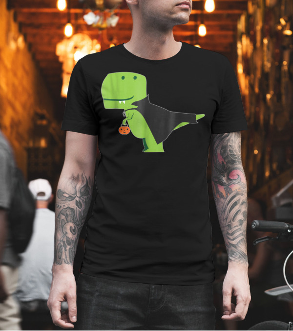 Trex Vampire Halloween Dinosaur Funny T-Shirt Trex Vampire Halloween Dinosaur Funny T-Shirt