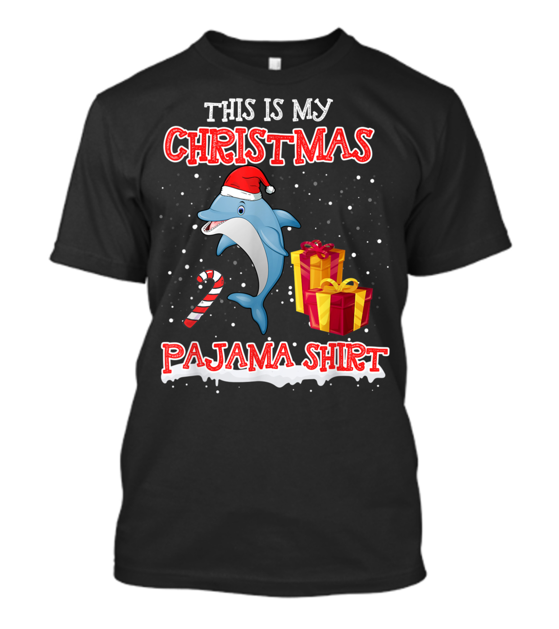 THIS IS MY CHRISTMAS SANTA DOLPHIN PAJAMA T-Shirt