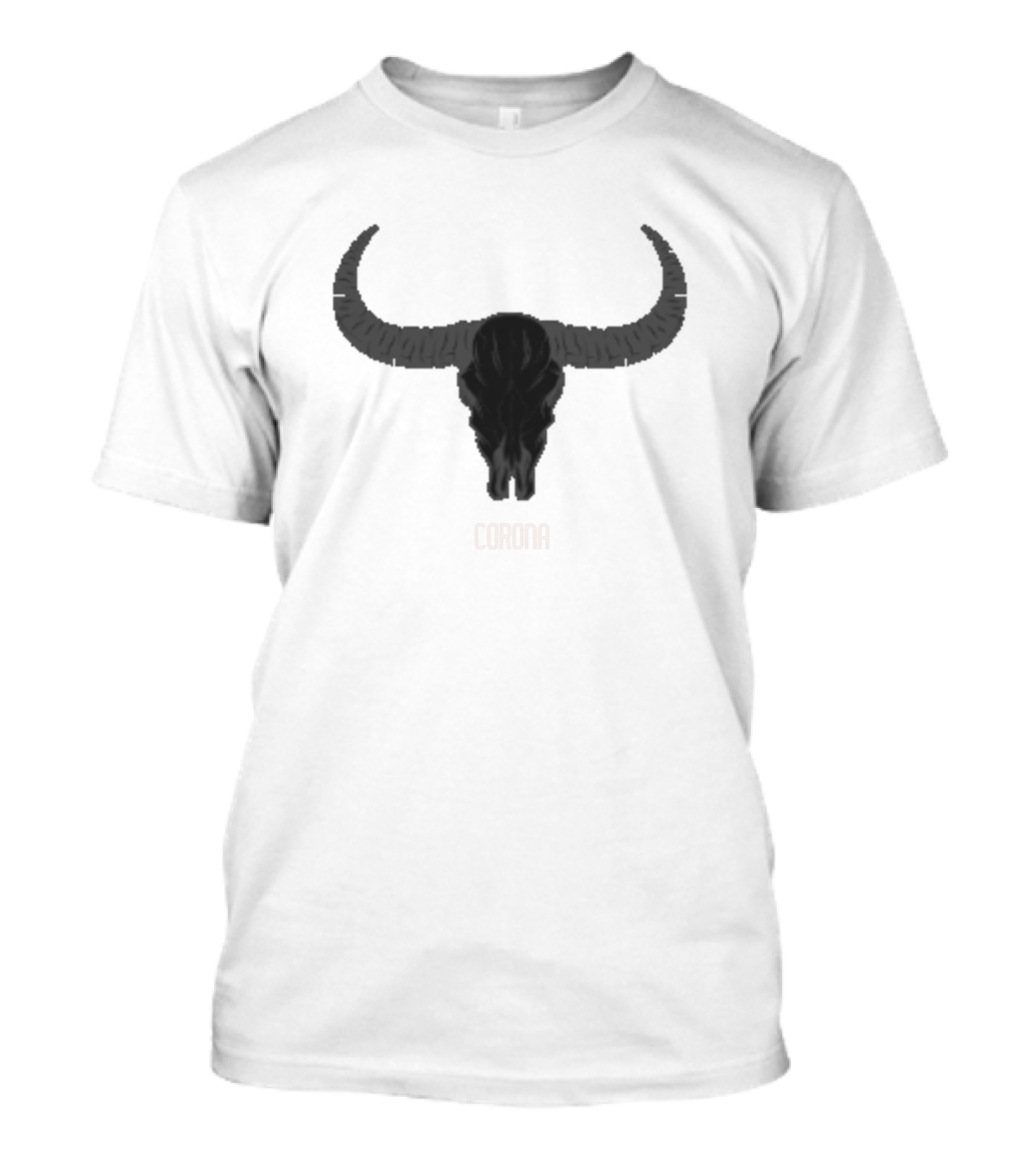 Corona Bull Skull T-Shirt