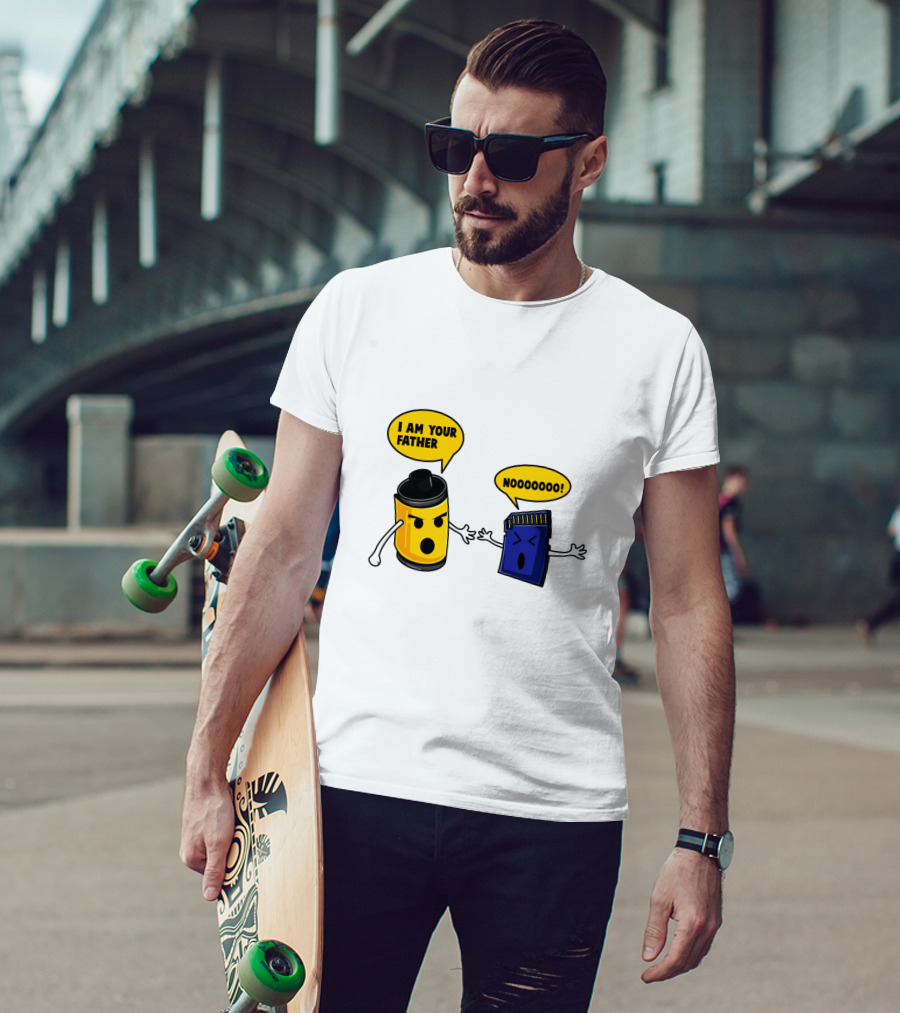 I Am Your Father Nooooooo Photography Film SD Card T-Shirt