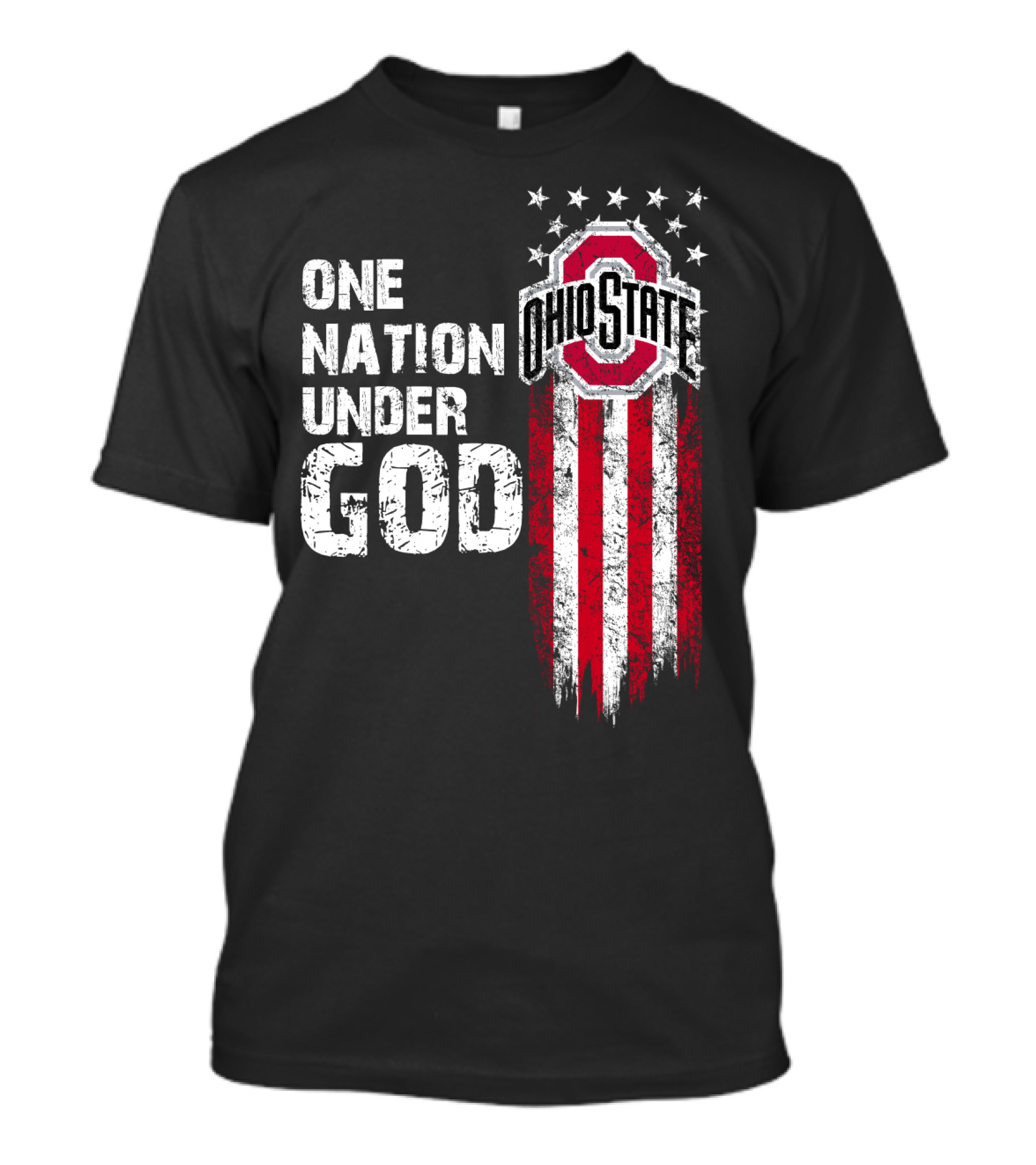 One Nation Under God Ohio State Buckeyes T-Shirt
