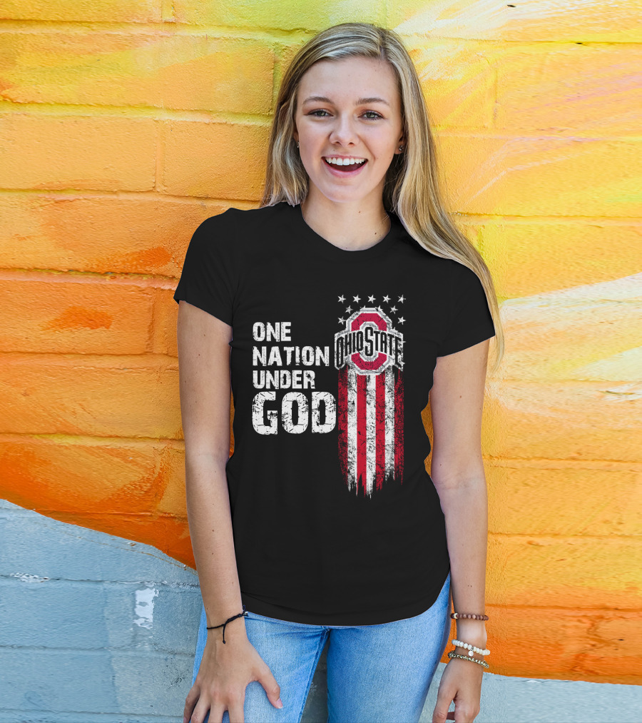 One Nation Under God Ohio State Buckeyes T-Shirt