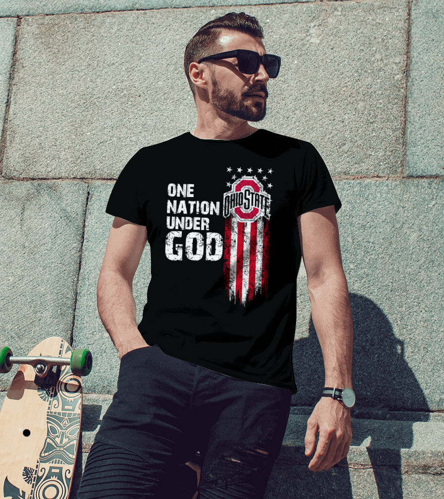 One Nation Under God Ohio State Buckeyes T-Shirt