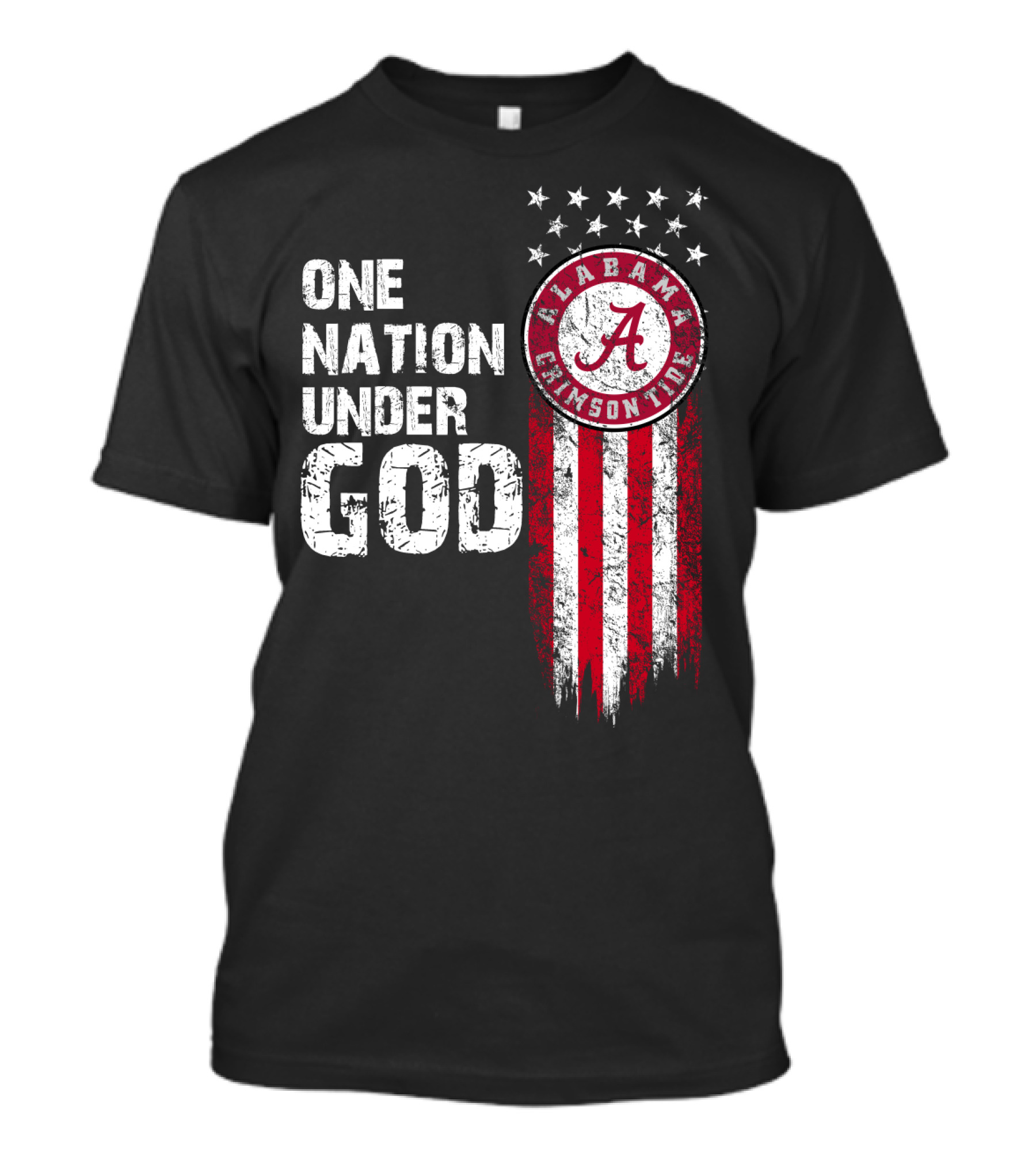 Alabama Crimson Tide One Nation Under God T-Shirt