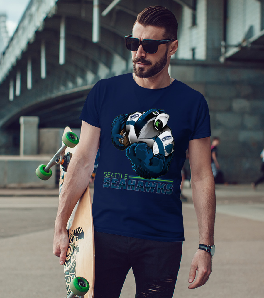 Seattle Seahawks Football Hawk Athlete T-Shirt