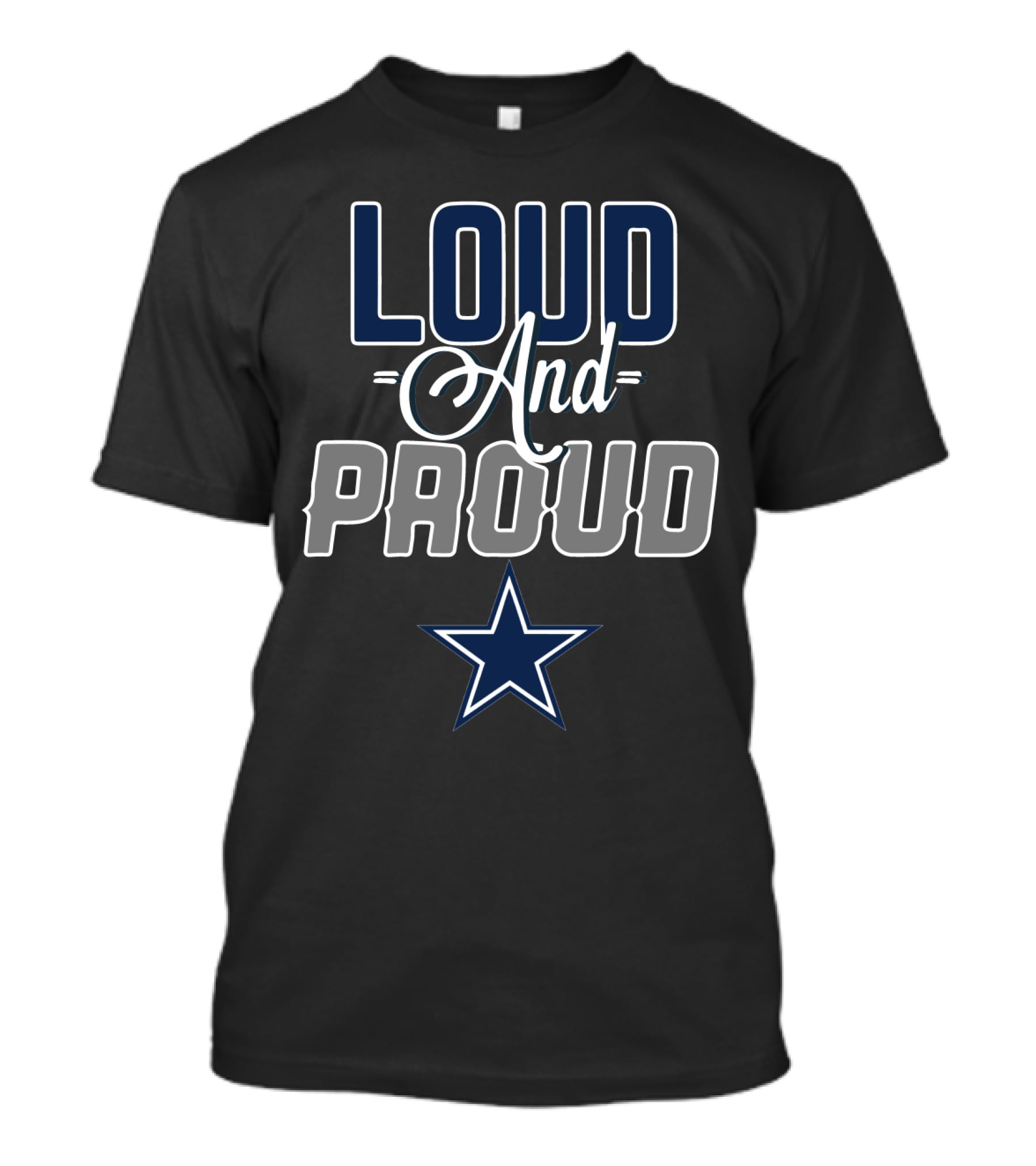 Loud And Proud Cowboys Nation Star T-Shirt