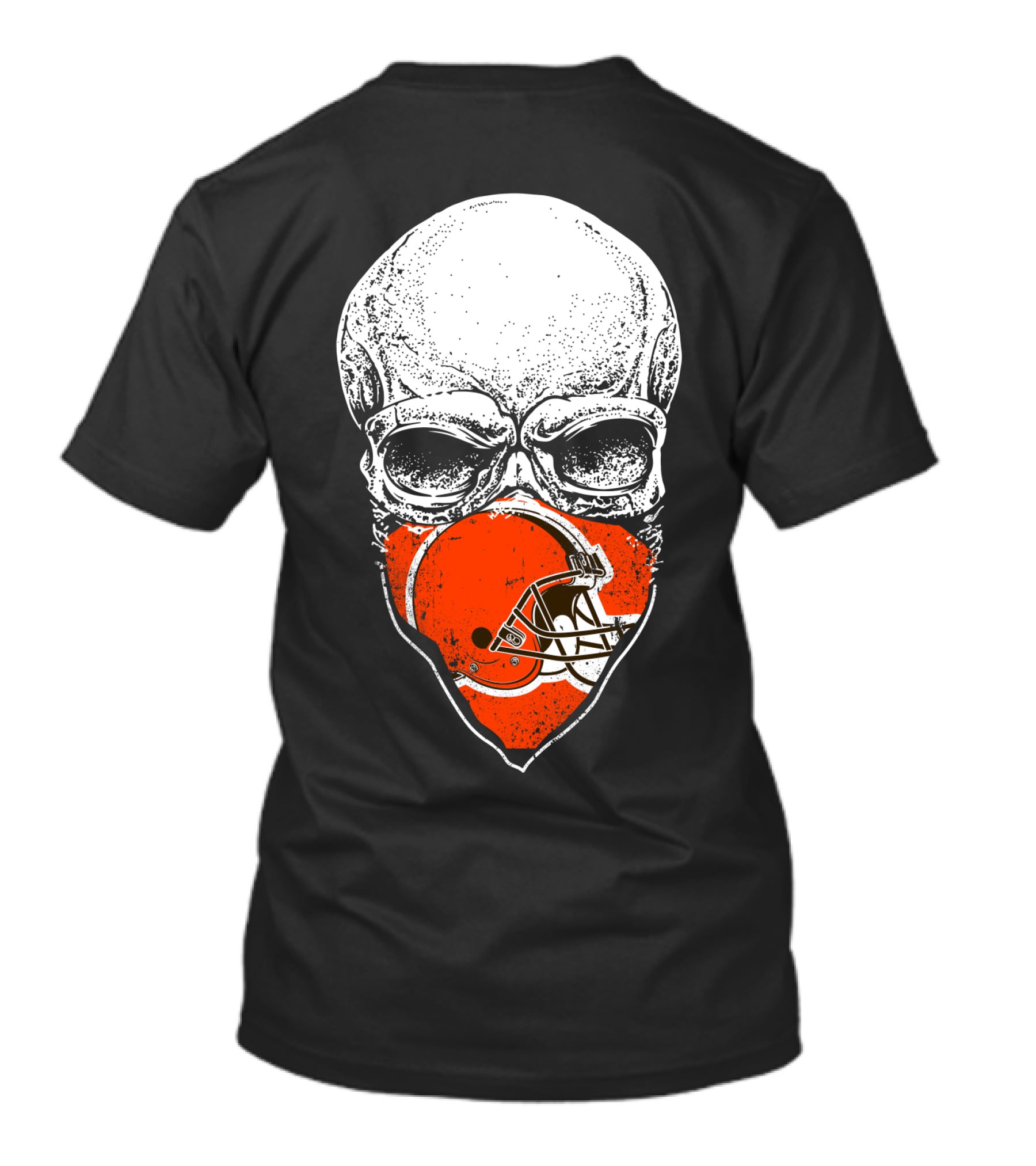 Cleveland Browns Skull Helmet Fan Gear T-Shirt