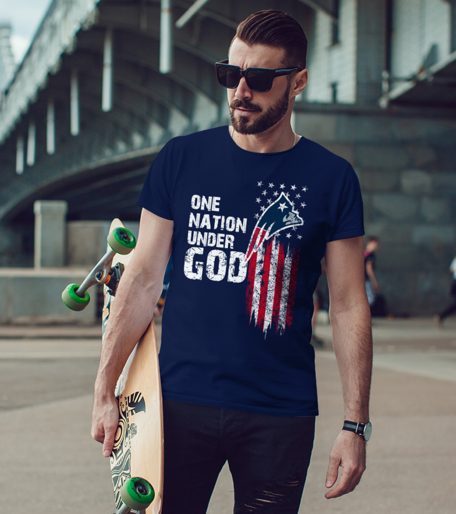 One Nation Under God New England Patriots T-Shirt