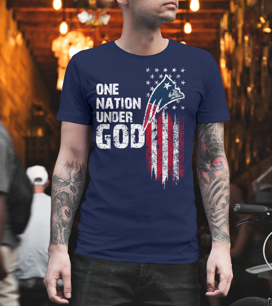 One Nation Under God New England Patriots T-Shirt