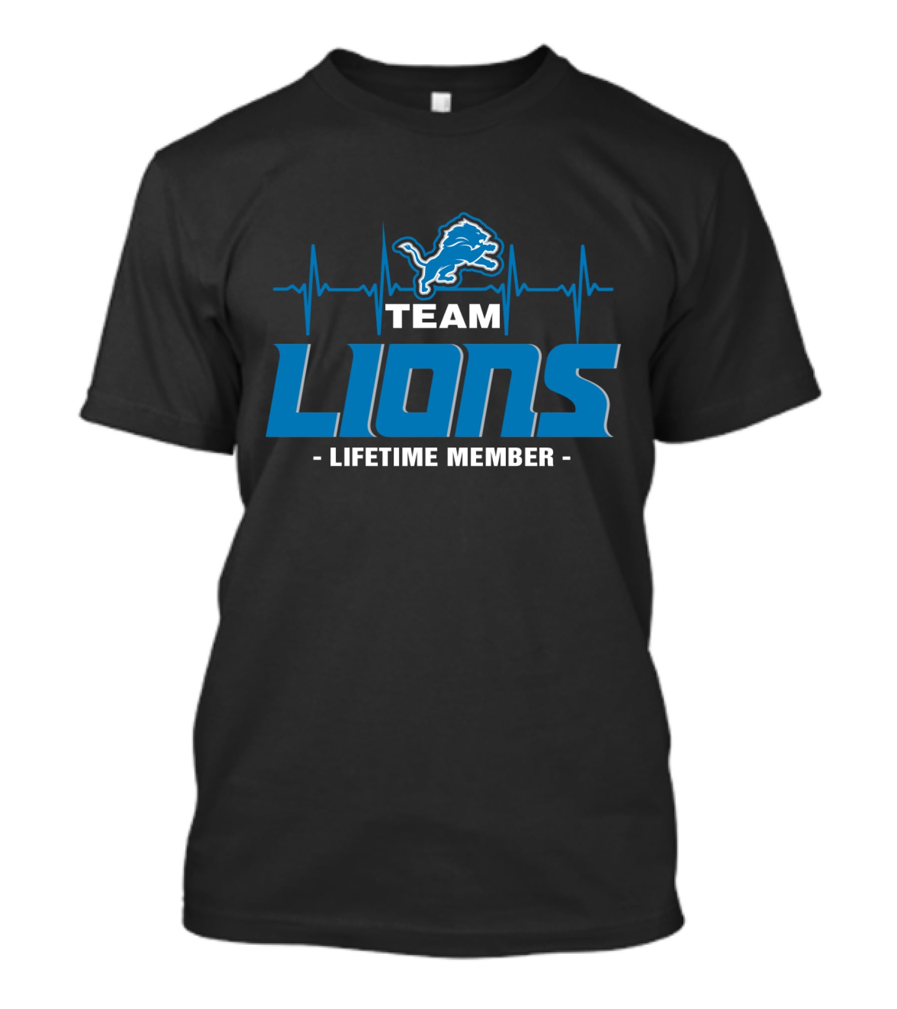 Team Lions Lifetime Member Detroit T-Shirt